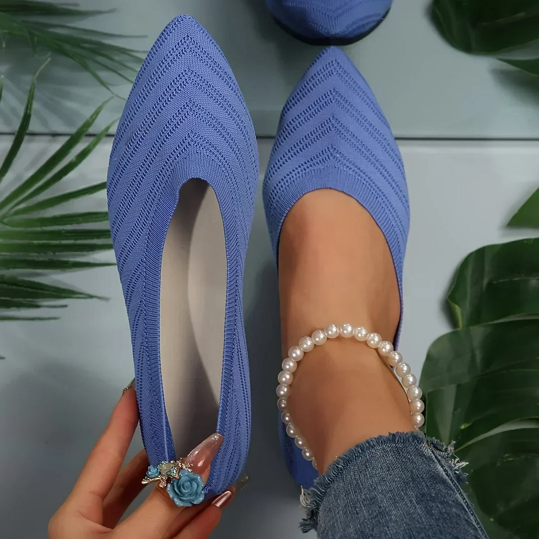 Lette og komfortable slip-on loafers, fargerike sko til dame for en frisk look.