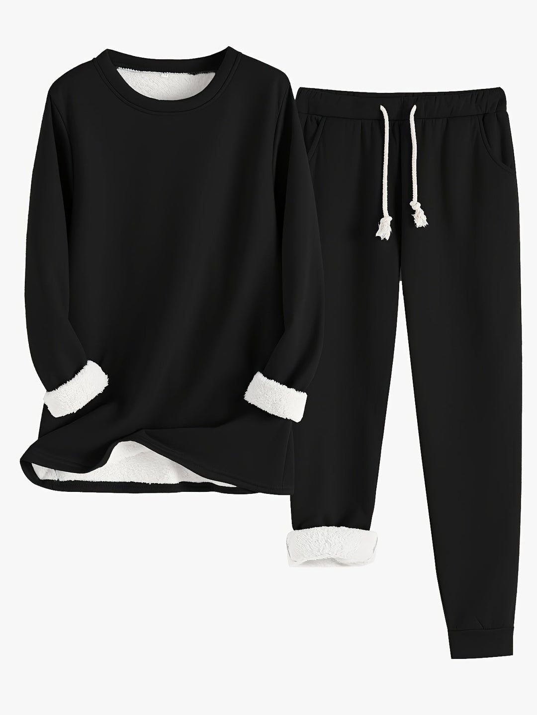 Hjemmebruk loungewear for kvinner, komplett sett for fritid og behagelig avslapning.