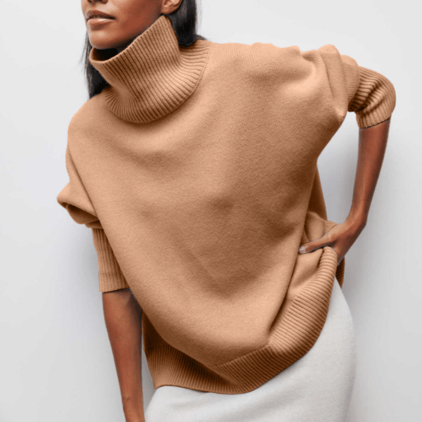 Behagelig pullover genser for kvinner, langermet og casual høstgenser.