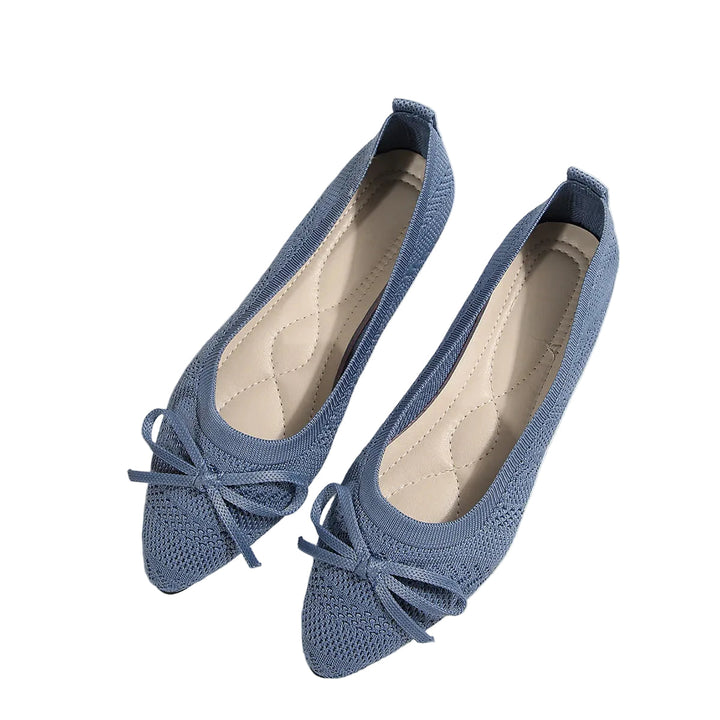 Dame sandaler med elegant sløyfe, komfortabel åpen tå. Perfekte sommersko for kvinner.