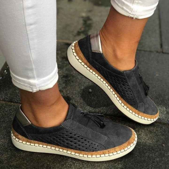Allsidige Dame Slip-Ons; komfortable hverdags- og fritidssko. Lette, pustende damesko for en aktiv livsstil.