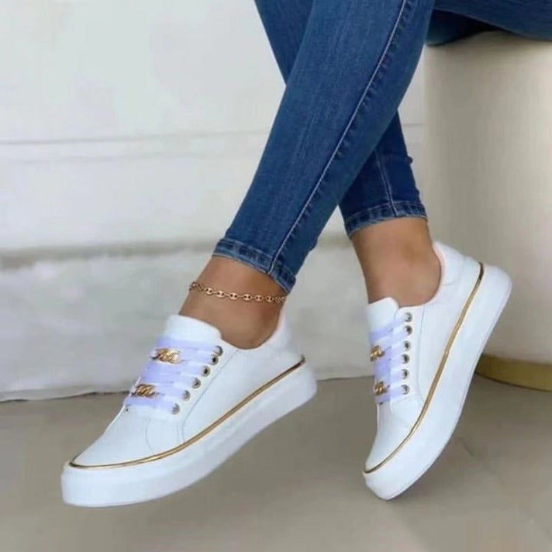 Ergonomiske dame sneakers i moderne design. Optimaliserte fritidssko og hverdagssko for langvarig komfort.