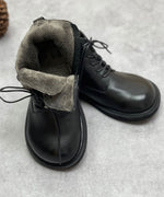 Svart Varm Fleece