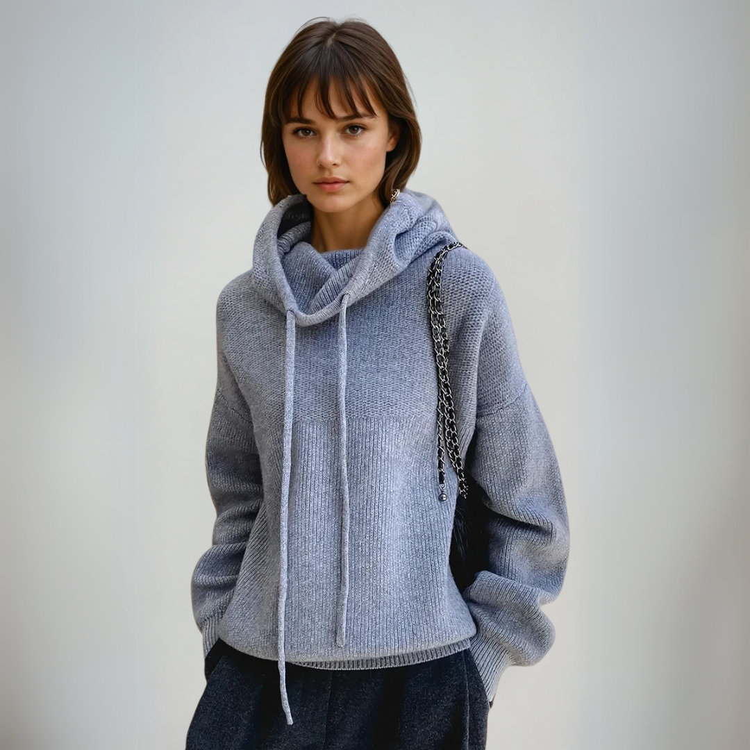 Klassisk damegenser med turtleneck. Allsidig og komfortabel luksusgenser for hverdag og fest.