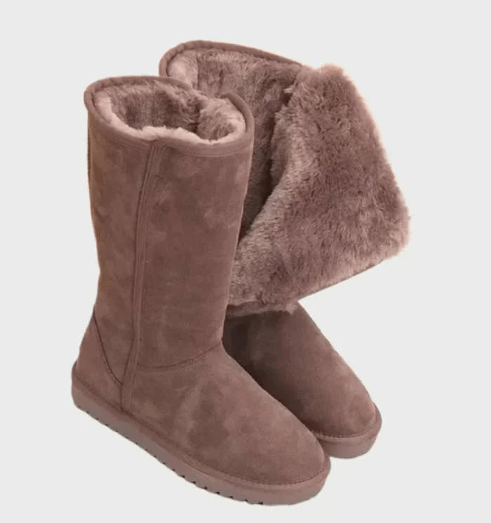 Moderne kvinne vinterstøvler med elegant finish, god komfort, glidelås og robust sklisikker såle.