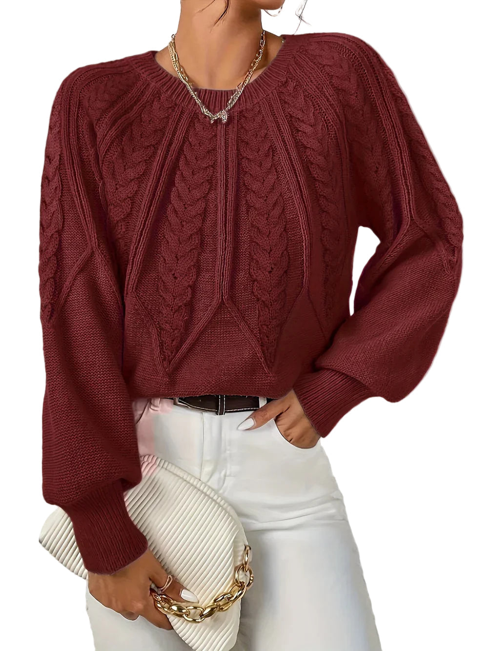 Elegant klassisk damegenser for kvinner, tidløs og komfortabel, perfekt for allsidig bruk.