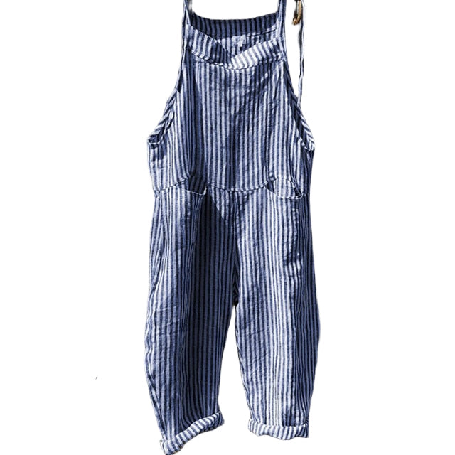 Stilig oversize kvinneoverall, ideell for vår-sommer og casual hverdagsbruk.