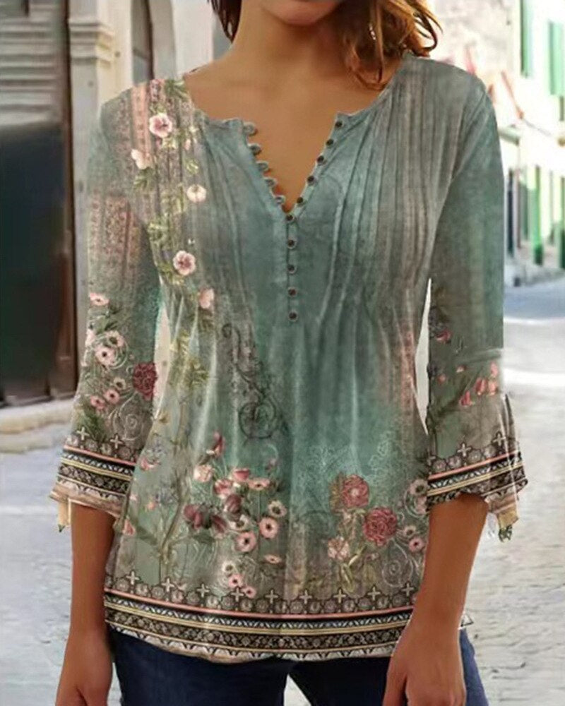 Tidløs og elegant dametopp, en allsidig kvinnebluse for kvinner som verdsetter stil og komfort i ett.