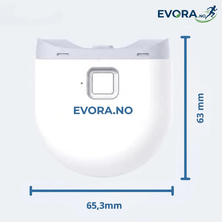 Praktisk elektrisk negleklipper med LED-lys sikrer presis klipping. USB-oppladbar for langvarig bruk.