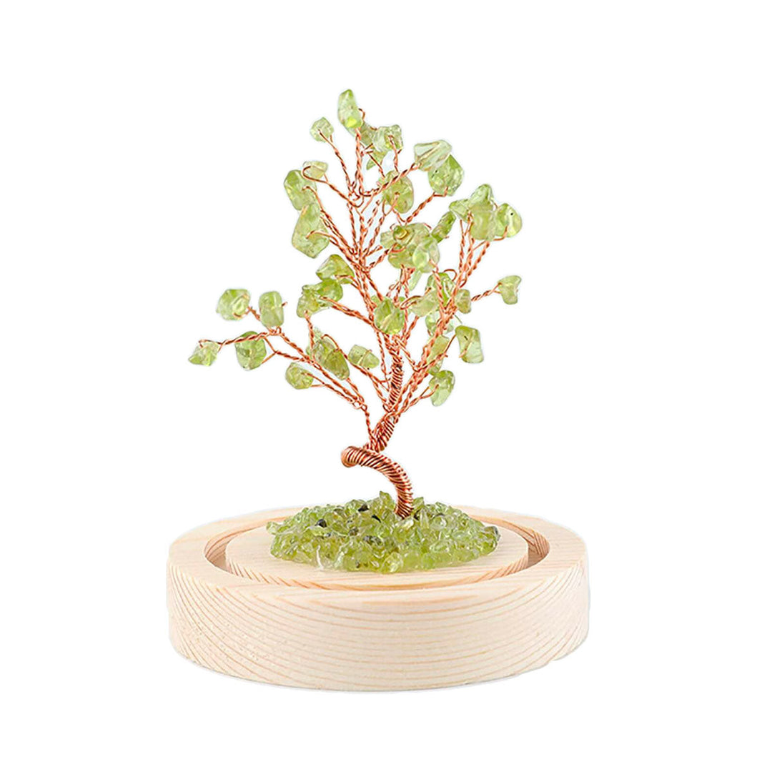 Feng Shui Krystalltre med edelstener for harmoni og positiv energi, perfekt hjemmedekor.