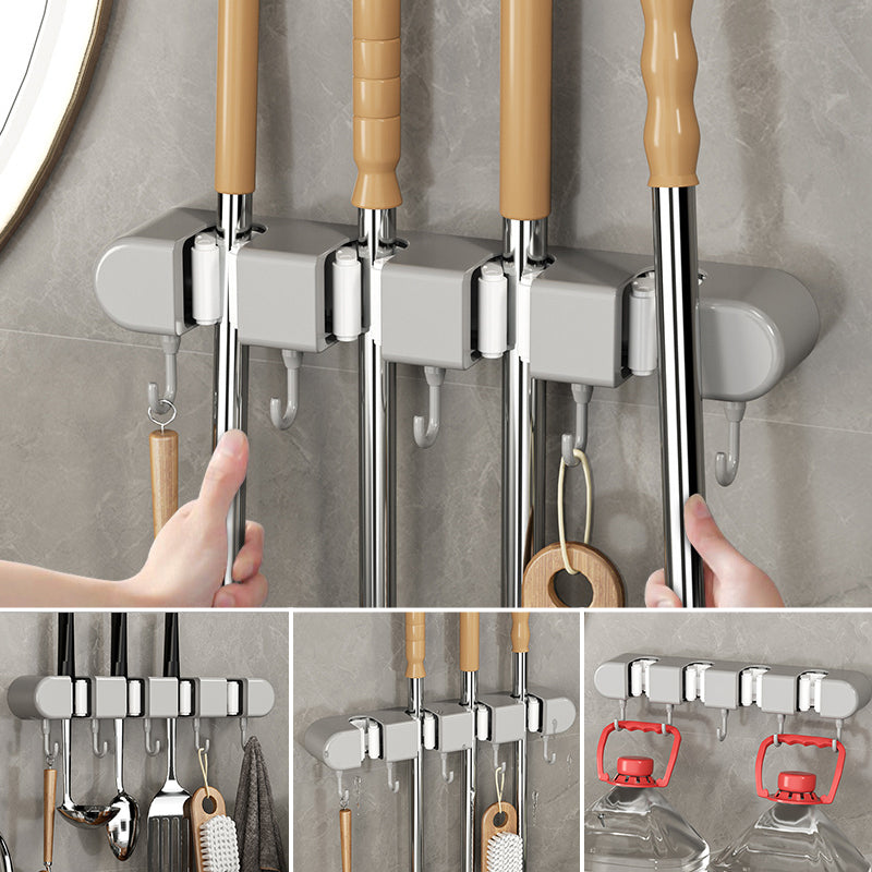 Multifunksjonell organisering for ditt hjem. Moppholder med solid grep og integrert krok.