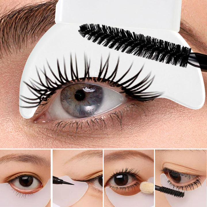 Praktisk øyesminkeverktøy for perfekt mascara, eyeliner og øyenskygge; gir et profesjonelt resultat.