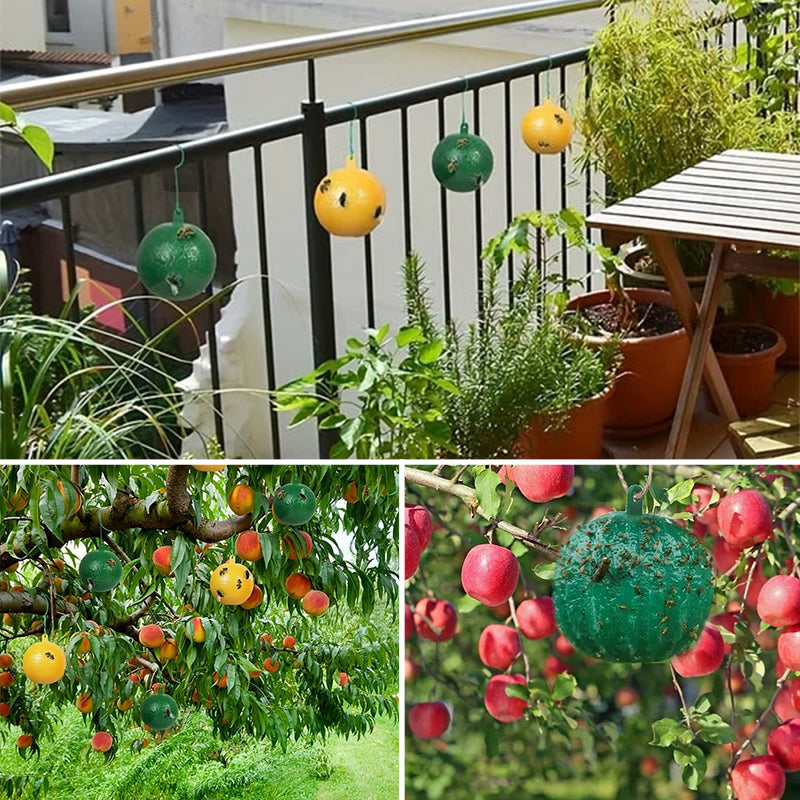 Hengende soppmyggfelle for potteplanter. Klebrig overflate fanger små insekter trygt og giftfritt.