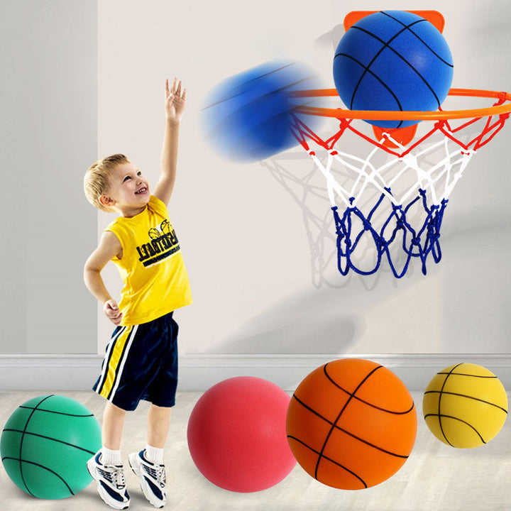 Ideell gave: Stille treningsbasketball i skum for innendørs sport, aktiv lek og dribletrening.