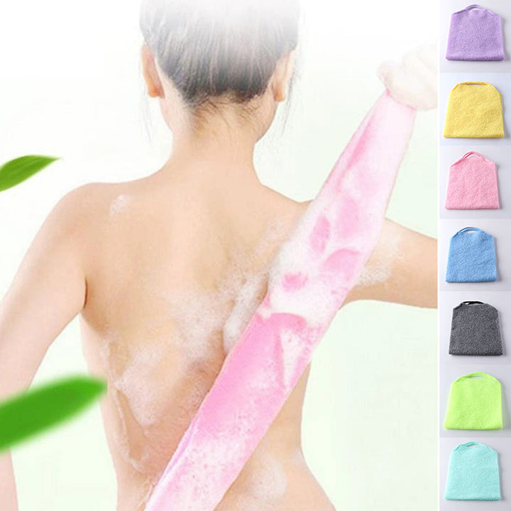 Unisex fleksibel ryggskrubber i nylon for dyp eksfoliering og ren hud i dusjen.