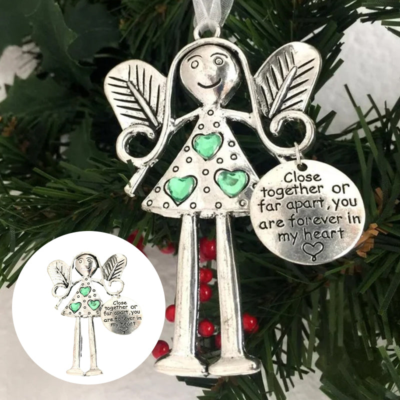 Sjarmerende engelornament som julegave, vakkert for hjemmet eller som utendørs dekor.
