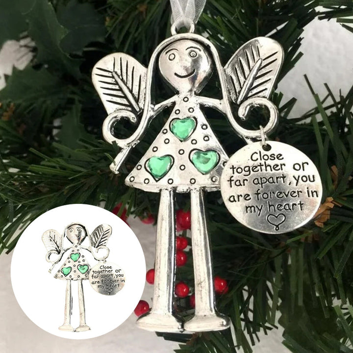 Sjarmerende engelornament som julegave, vakkert for hjemmet eller som utendørs dekor.