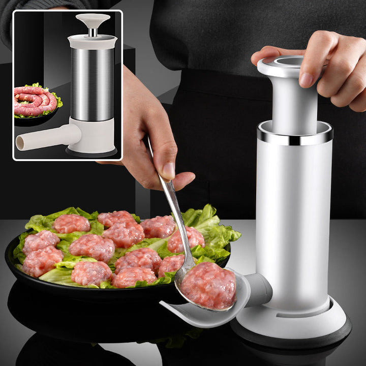 Robust pølsestopper av matkvalitetsmaterialer for lang holdbarhet og hygienisk pølseproduksjon.