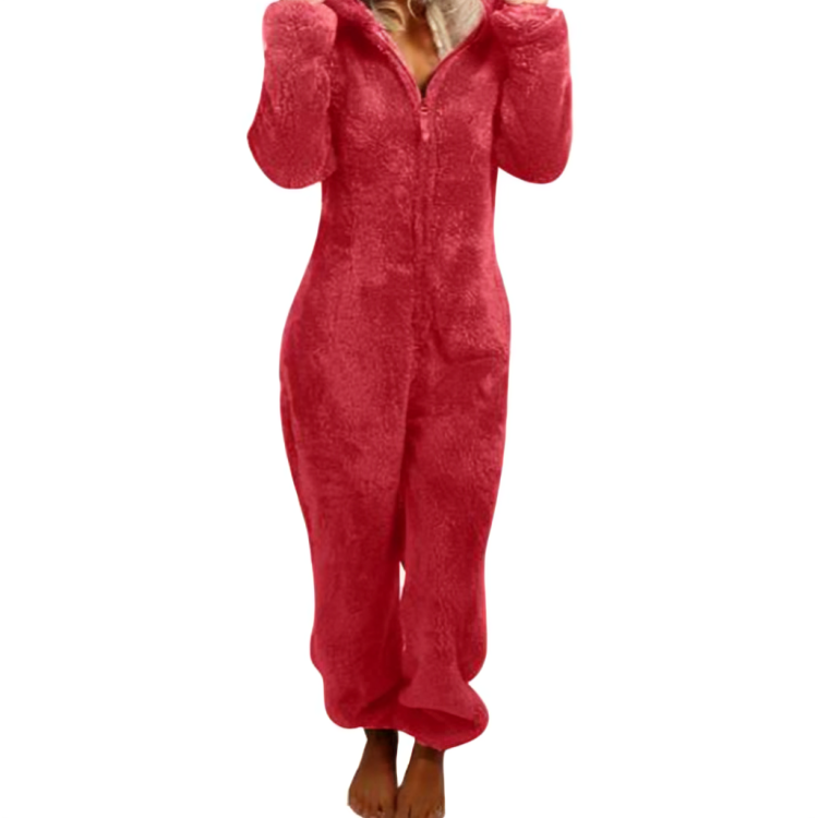 Helfigur dame kosedress, designet for ultimat komfort og varme. Perfekt som pysjamas for koselige kvelder.