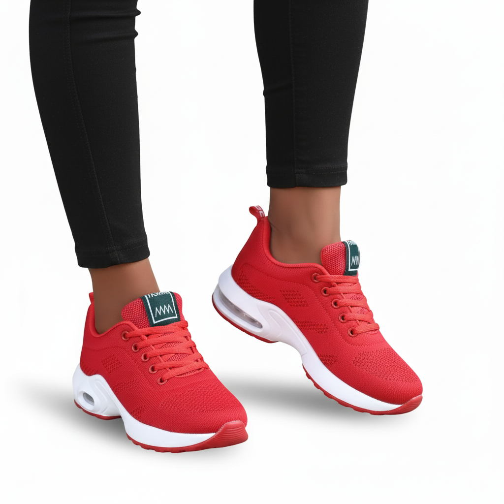 Allsidige ortopediske fritidssko for kvinner. Perfekte sneakers for tur og hverdagsbruk.