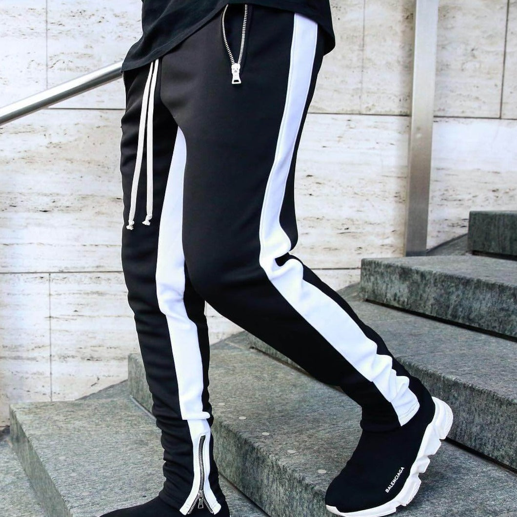 Menns urban joggebukser i komfortabelt stoff, perfekt for stil og hverdag.