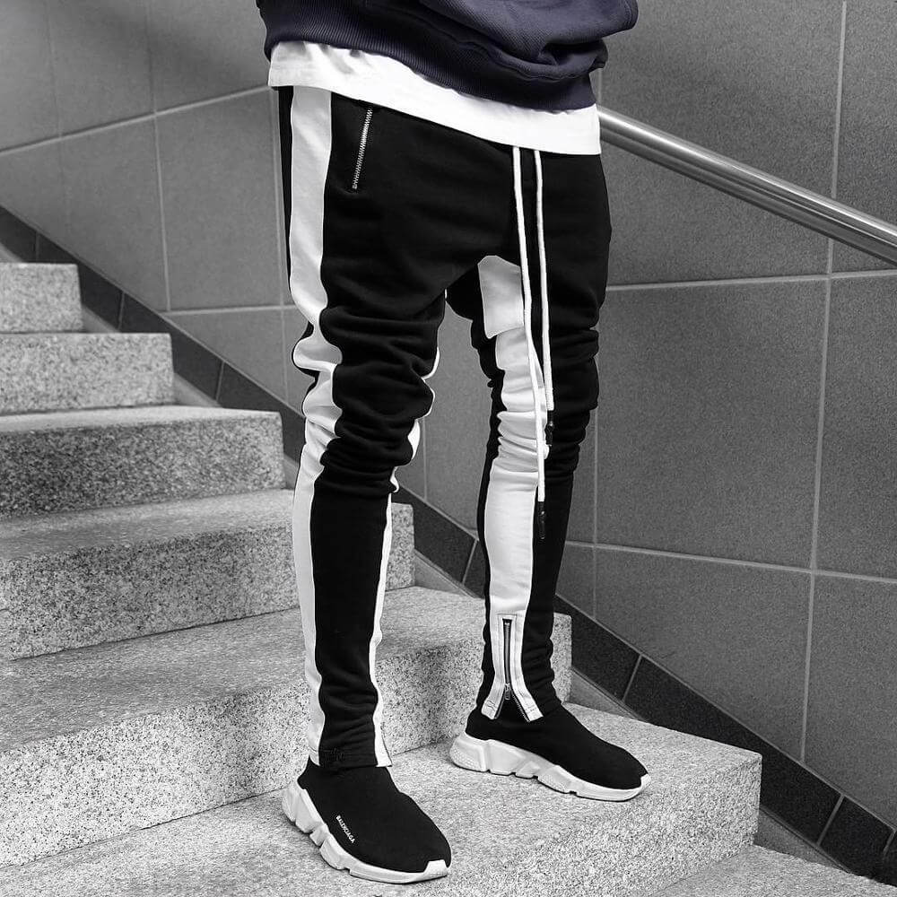 Allsidige herre activewear bukser, designet for bevegelse og stil.