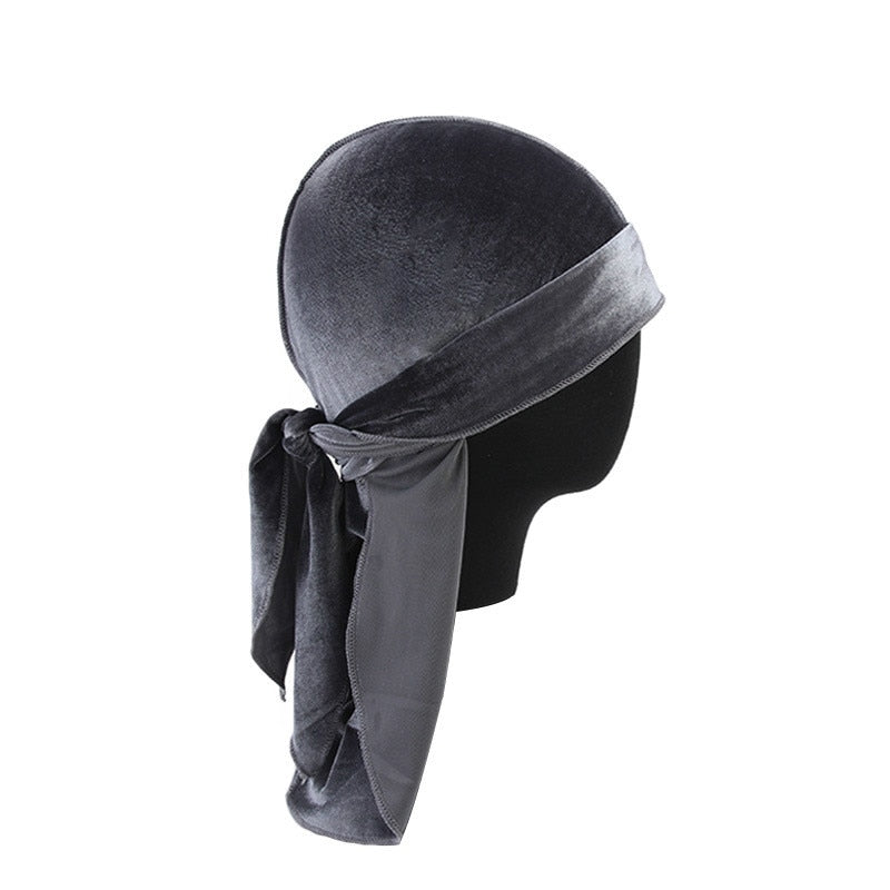 Essential durag for menns mote, hjelper med å forme og holde bølger.