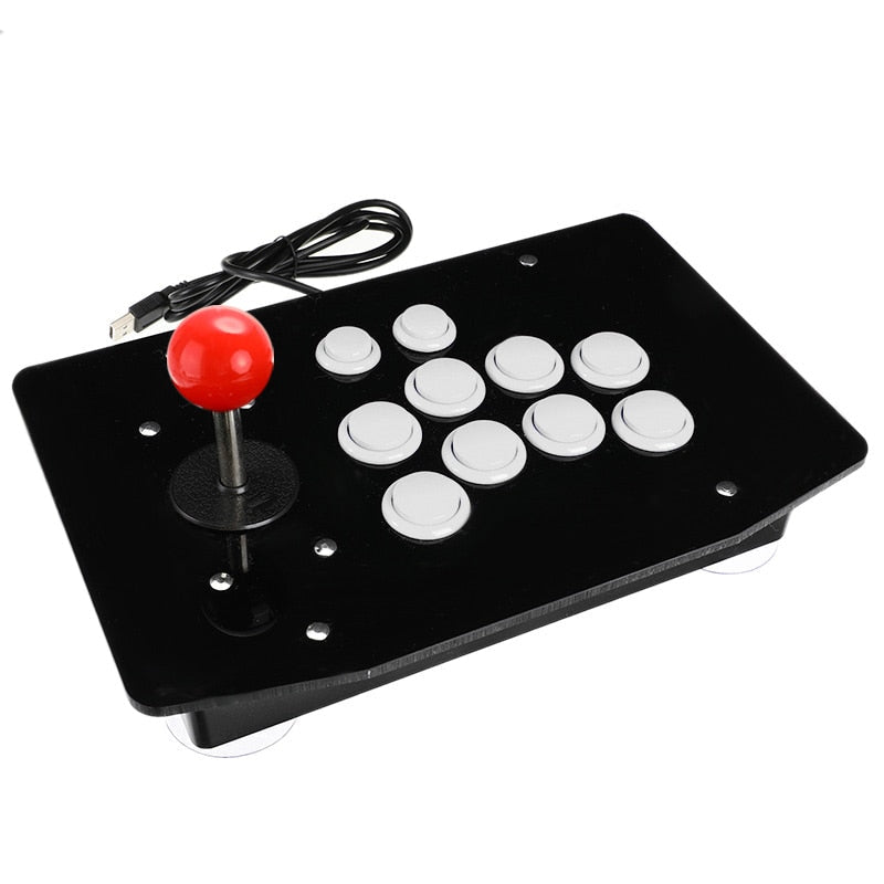 Retro gaming joystick i arkadestil, tilkobles enkelt via USB til din PC for timevis med moro.