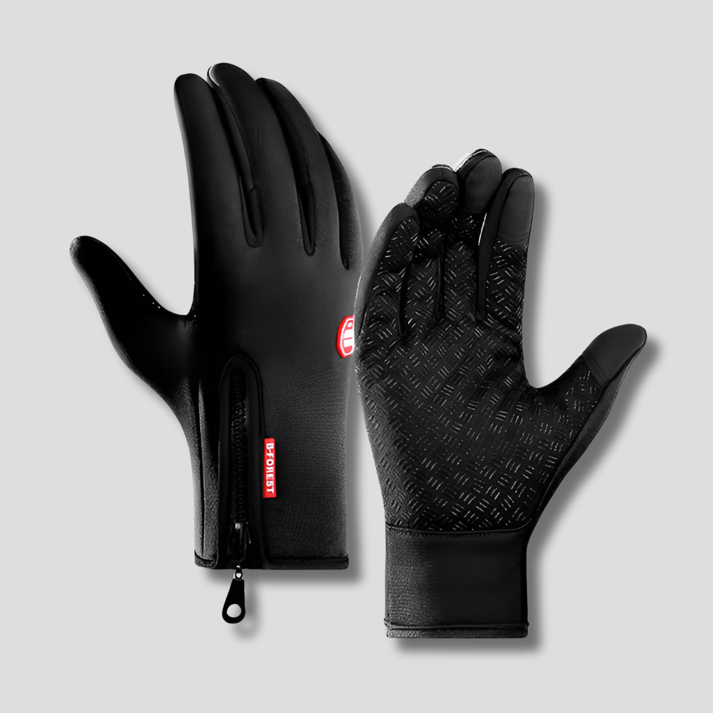 Unisex varmehansker for sykkel og ski. Vind- og vanntett, med touchscreen-funksjon. Ideell for vinter og kulde.