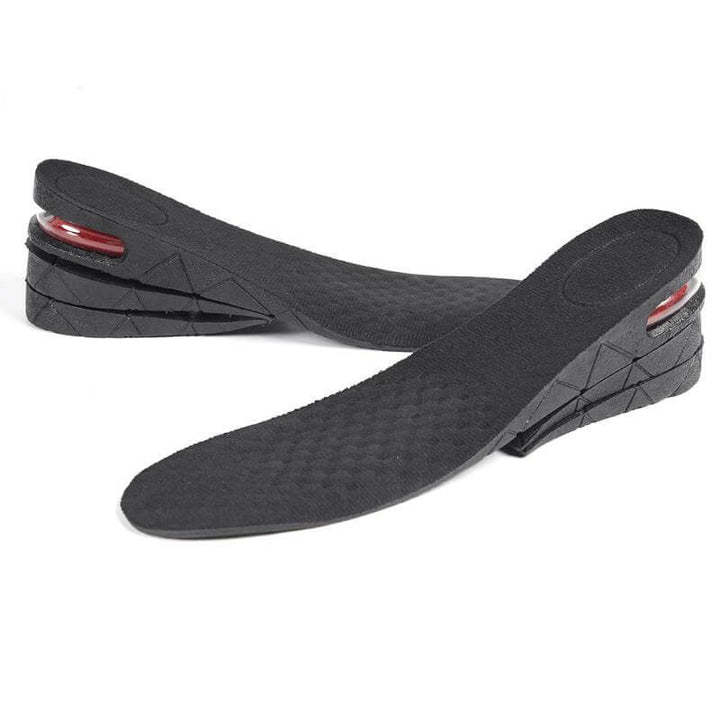 Ergonomiske innleggssåler for høyde og komfort. Støtdempende og pustende for optimal fotpleie.