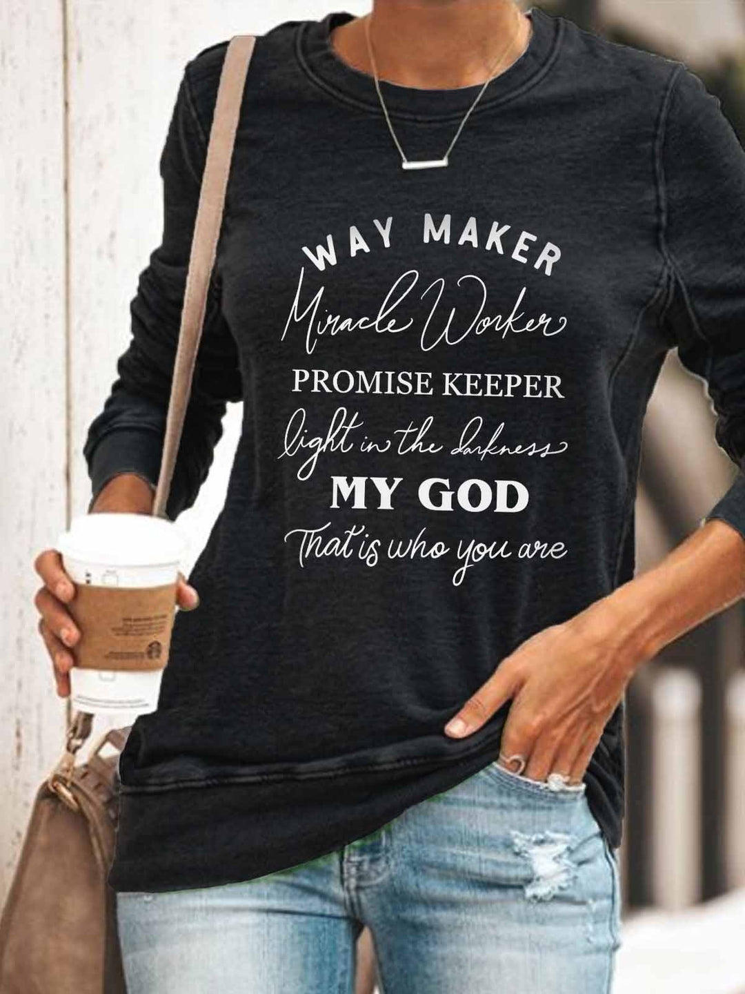 Myk og komfortabel dame pullover skjorte. Avslappet langermet genser for kvinner, perfekt for en stilfull hverdagslook.