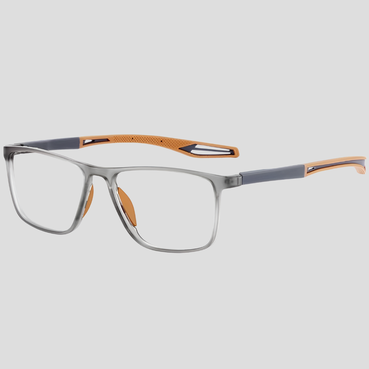 Progressive lesebriller med lett metallramme, ripebestandig glass og antirefleksbehandling for hverdag.