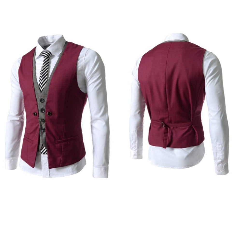 Komfortabel og elegant dressvest for menn. Ideell for lange dager og formelle eventer.