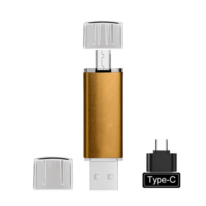 USB 2.0 flash drive sammen med andre digitale gadgets, nyttig for dataoverføring og lagring.