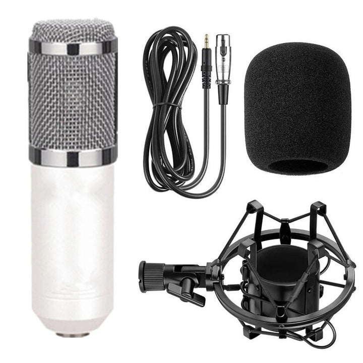 Studio BM800 kondensatormikrofon ideell for live streaming, gaming, YouTube og profesjonelle lydopptak.