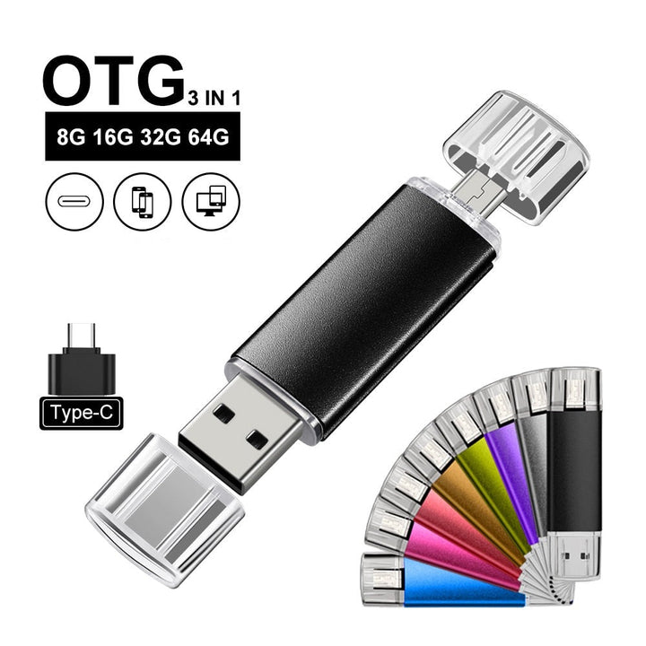 Svart USB 2.0 flash drive med beskyttende hette for sikker portabel datalagring og enkel filoverføring.