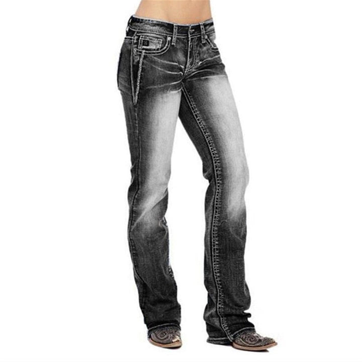 Robuste bootcut-jeans til herre, ideelle for både hverdag og mer avslappede anledninger.