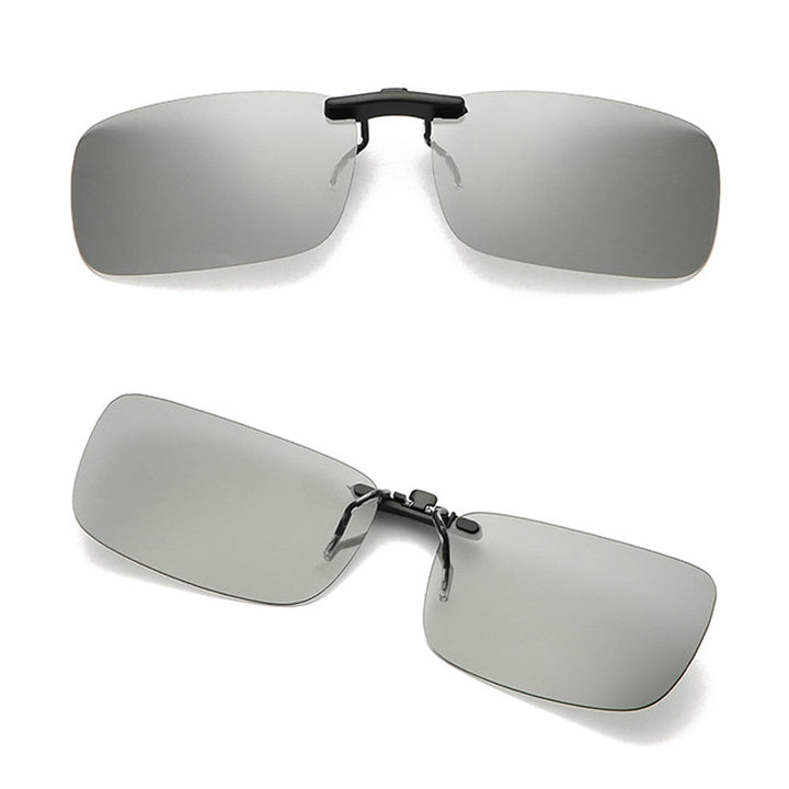 Moderne polariserte klips-solbriller, unisex design. Gir optimalt syn og UV-beskyttelse for alle briller.