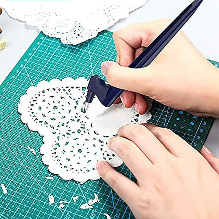 DIY-kutteverktøy for presisjonsarbeid, perfekt for scrapbooking, sjablong og design.