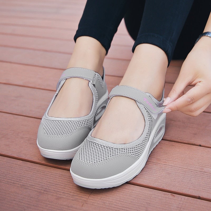 Moderne pustende sneakers til kvinner, optimal komfort hele dagen.