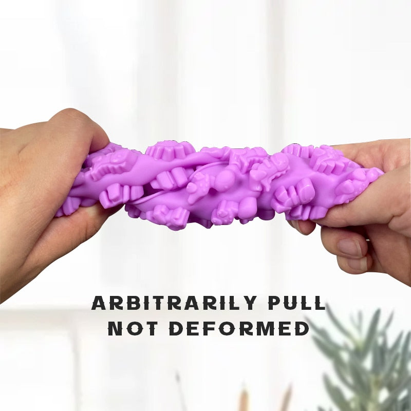 Fleksibel lilla dinosilikonform. Perfekt for DIY gummigodteri og sjokolade for kreativ barnemoro.