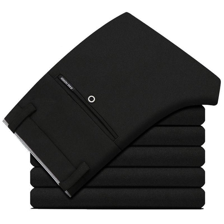 Formelle herrebukser i slim fit med stretch, ideelle for møter eller spesielle anledninger.