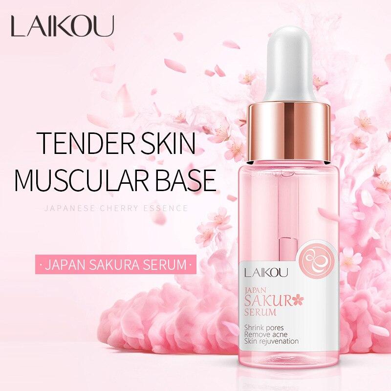 Naturlig sakura ansiktsserum med ekstrakter som gir anti-aldring, økt elastisitet og fuktighet.