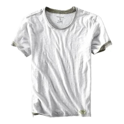 Myk bambus/bomull herre t-skjorte. Japansk design, pustende og casual for varme sommerdager.