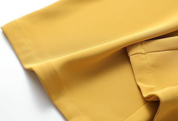 Relaxed fit damebukser med brede ben. Komfortable casual hverdagsbukser i polyester.