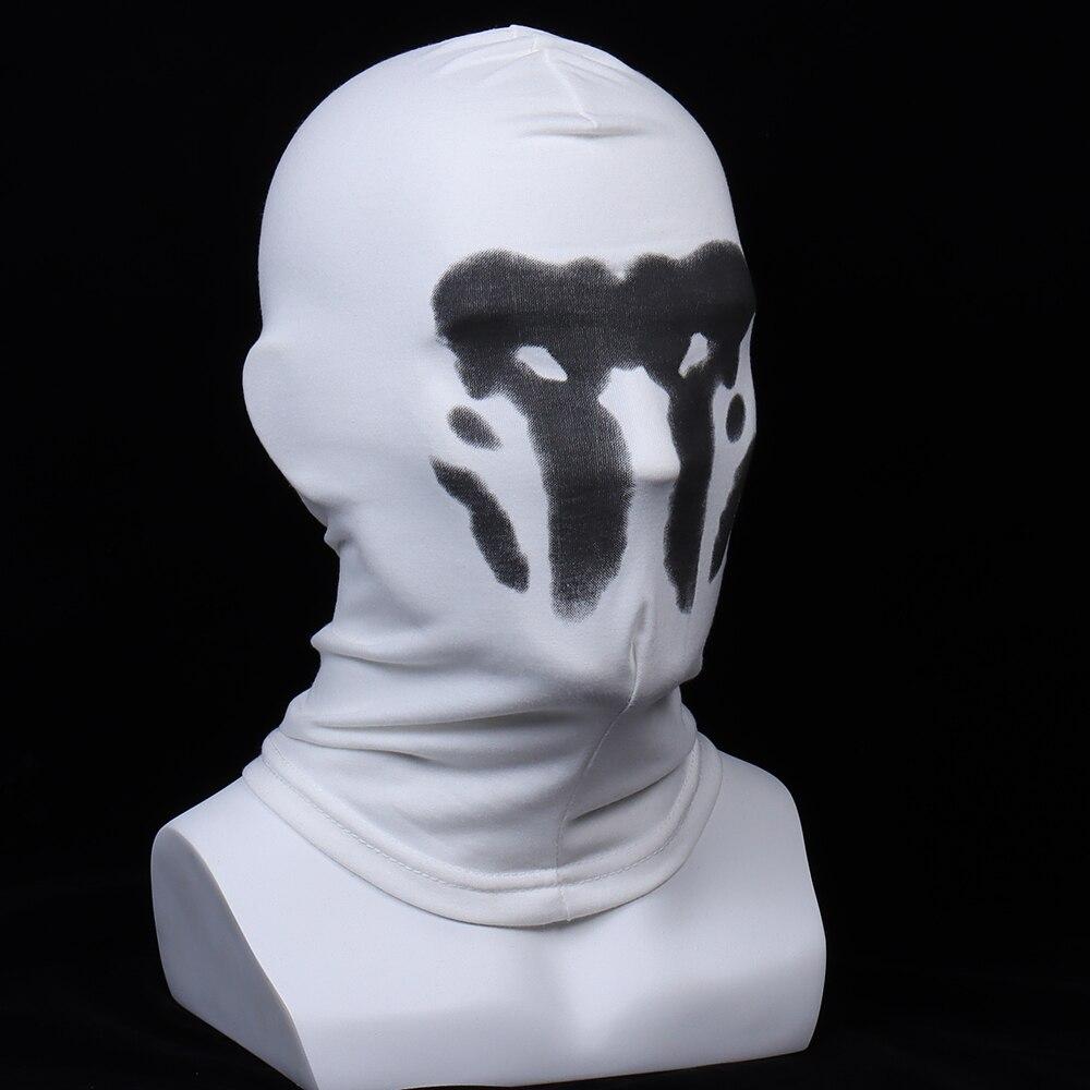 Unik Rorschach ansiktsmaske for voksne, med fengslende bevegelige blekkflekker. Perfekt for cosplay.