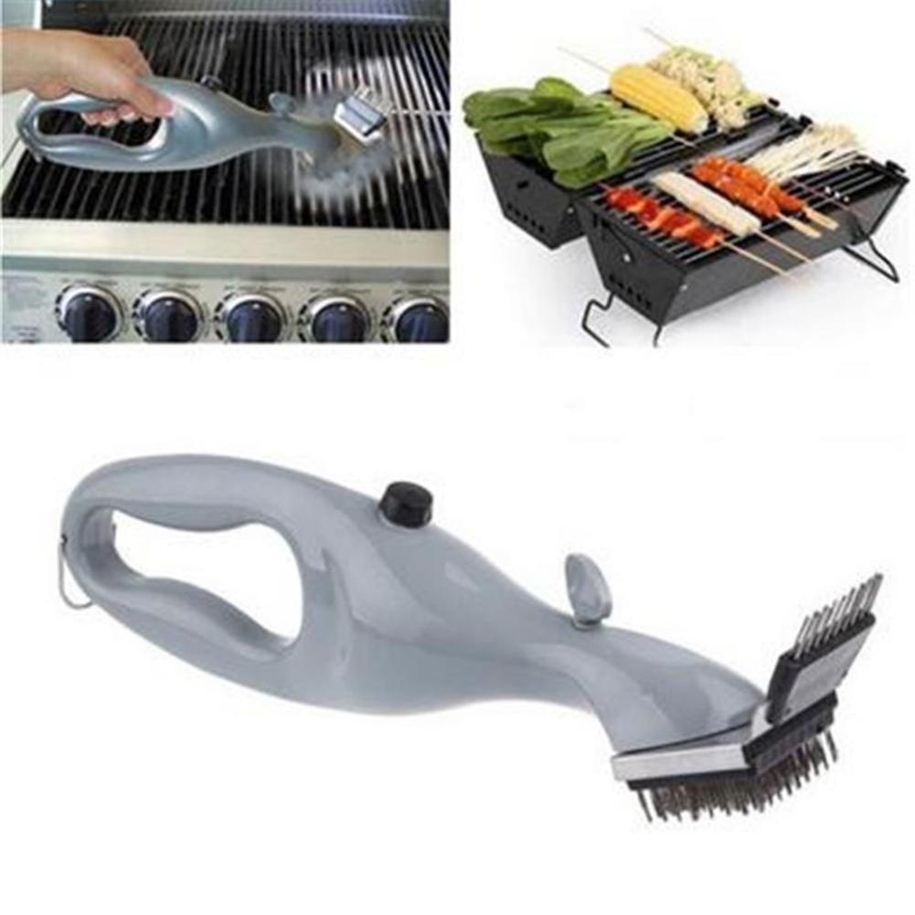 Innovativ dampbørste for grill som dyprenser alle grillflater uten kjemikalier. Rent resultat.