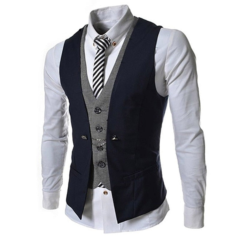Klassisk dressvest for menn. Elegant og komfortabelt valg for formelle anledninger.