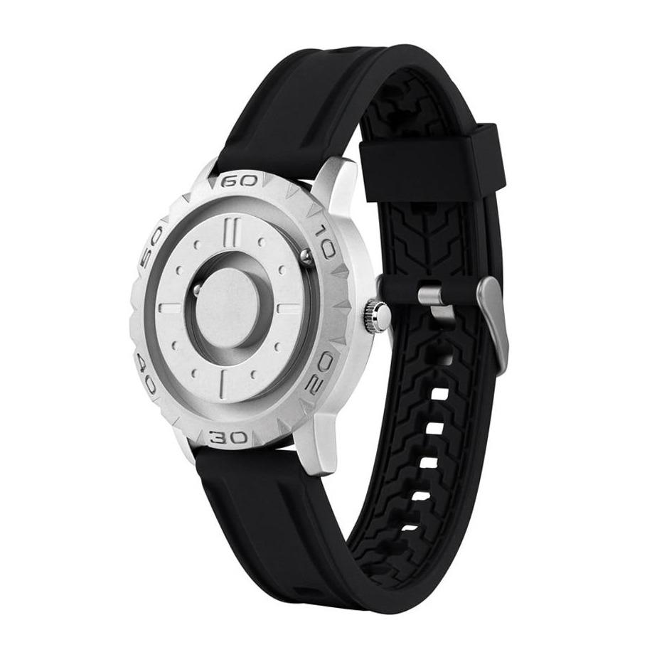 Stilrent menns armbåndsur, Magnetisk Ballklokke, perfekt for den som søker et unikt tilbehør.