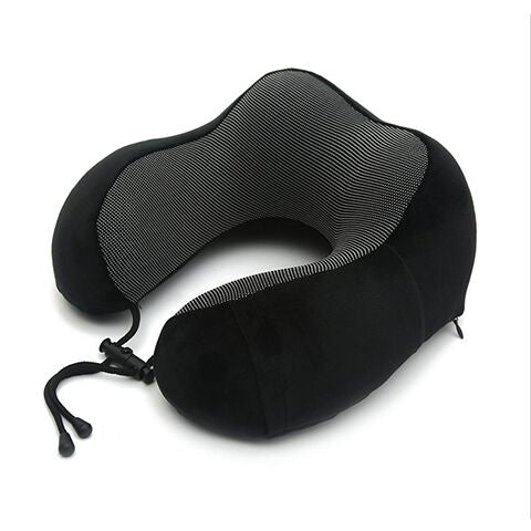 Unisex memory foam nakkepute for komfortabel reise, perfekt for fly og bil. Ergonomisk design.